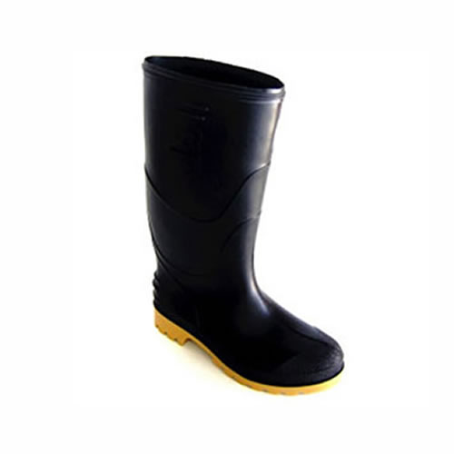 5. Botas de PVC Negra