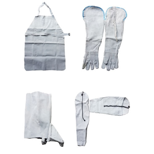 Equipo de cuero para soldador