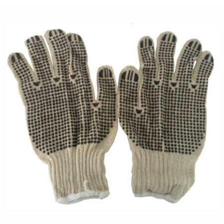 Guantes Tejidos con puntos PVC