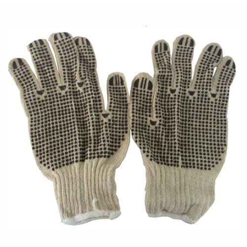 Guantes Tejidos con puntos PVC