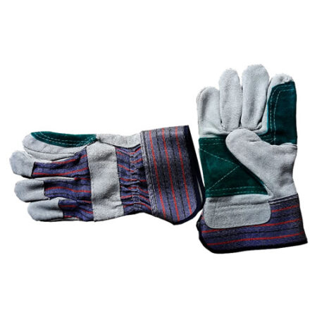 Guante de Cuero y Lona Con Refuerzo