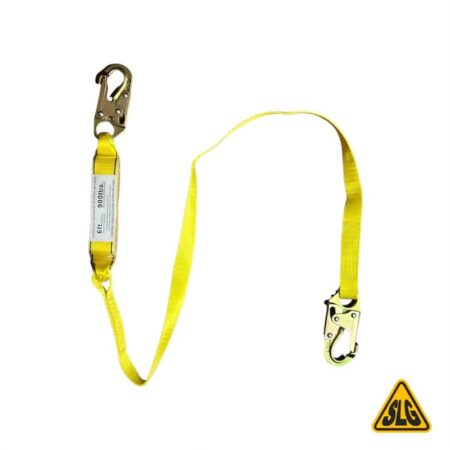 Línea de vida con amortiguador de impacto